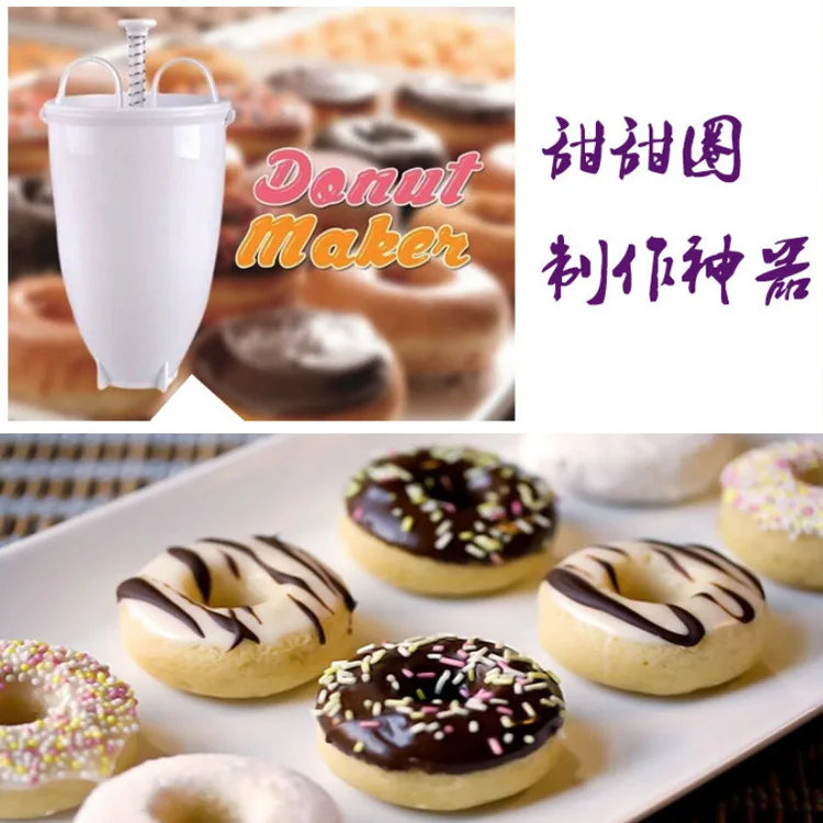 2023 Food Grade Donut Milking Dessert Baking Mold Biscuit Donut Maker Plastic DIY Baking Tools