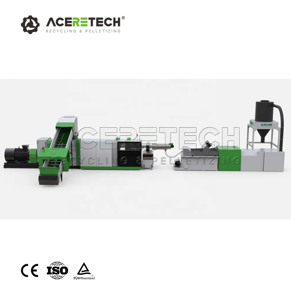 ACERETECH оборудование для производства вторичных гранул полиэтилен с водо-кольцевой резкой