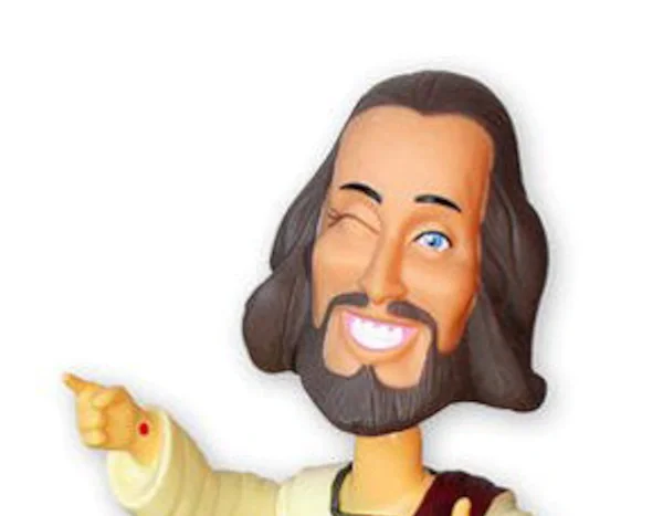 Custom Polyreisn Bobblehead Funny Shaking Jesus Christ Bobble Head Doll Resin Figurine For Car Decoration