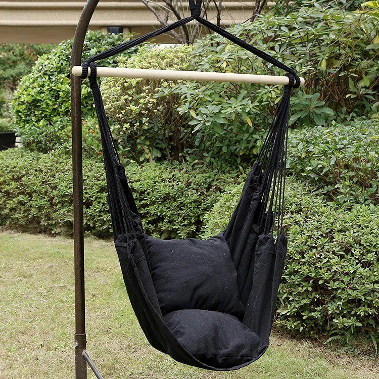 Hammock Chair Fashion Hanging Chair With Two Pillows Without stand