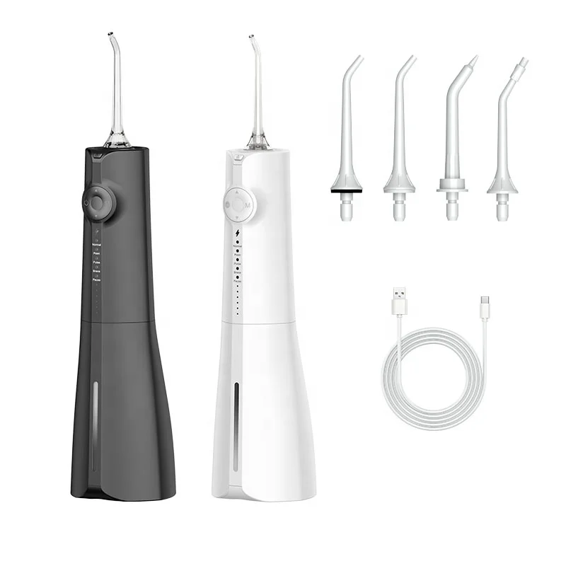 water flosser oral irrigator water teeth pick clean grey led ipx7 dental cleaner faucet dental water flosser for kids