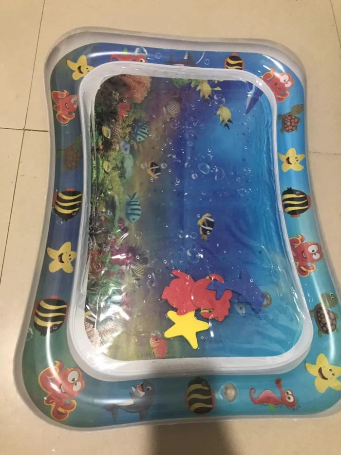  Детский водный игровой коврик игрушки надувной для