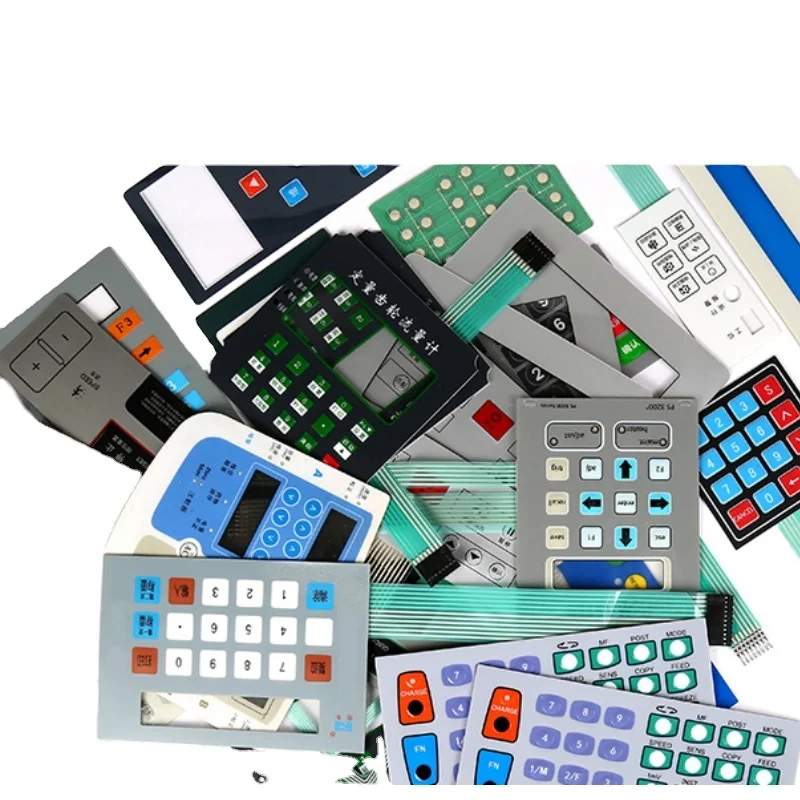 Smart-bes  Shenzhen Embossed On Off Push Button Membrane Toughened Switch With Led Backlight Membrane Switch Keypad Panel