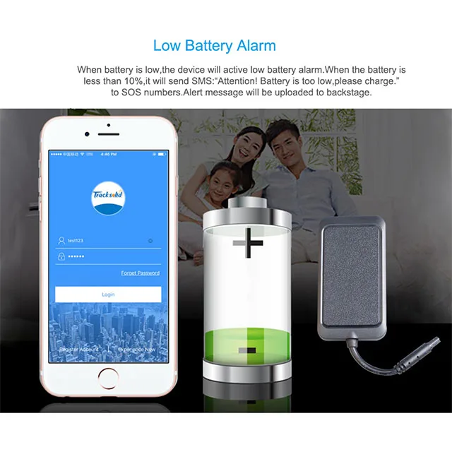 Water resistant ET210 E-bike motorcycle truck ET310S ET200N jimi gps locator with low battery protection