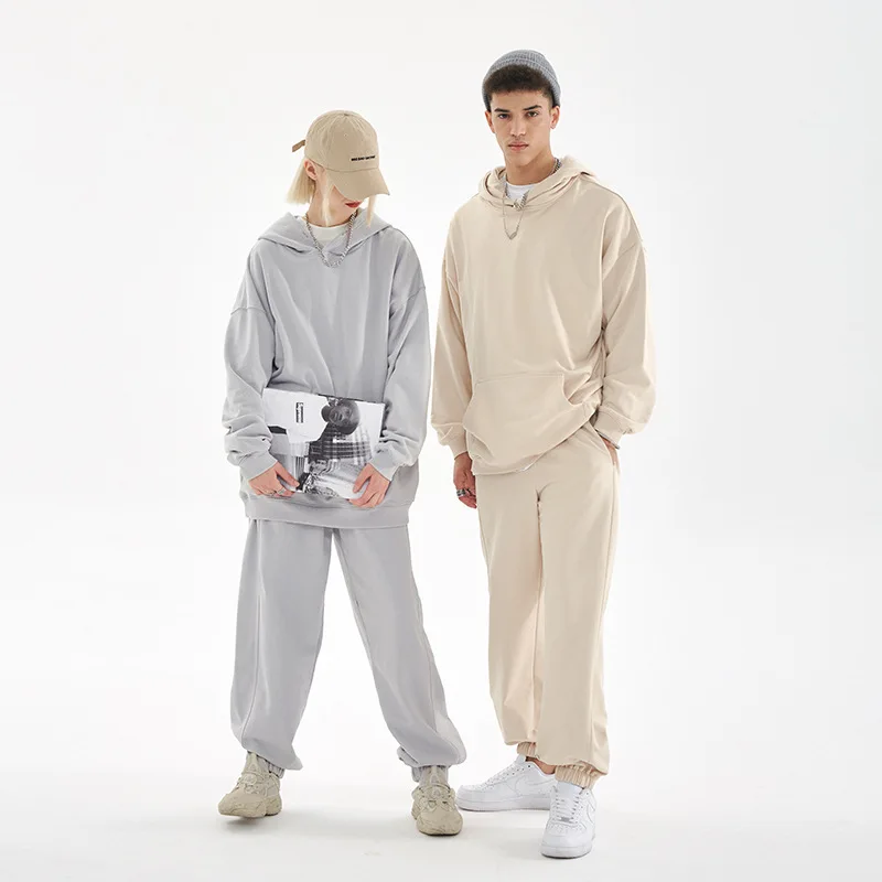 Custom Pullover Heavyweight Cotton Hoodie Logo Men Embroidery 400 500 Gsm Thick Blank Unisex French Terry Oversized Hoodies