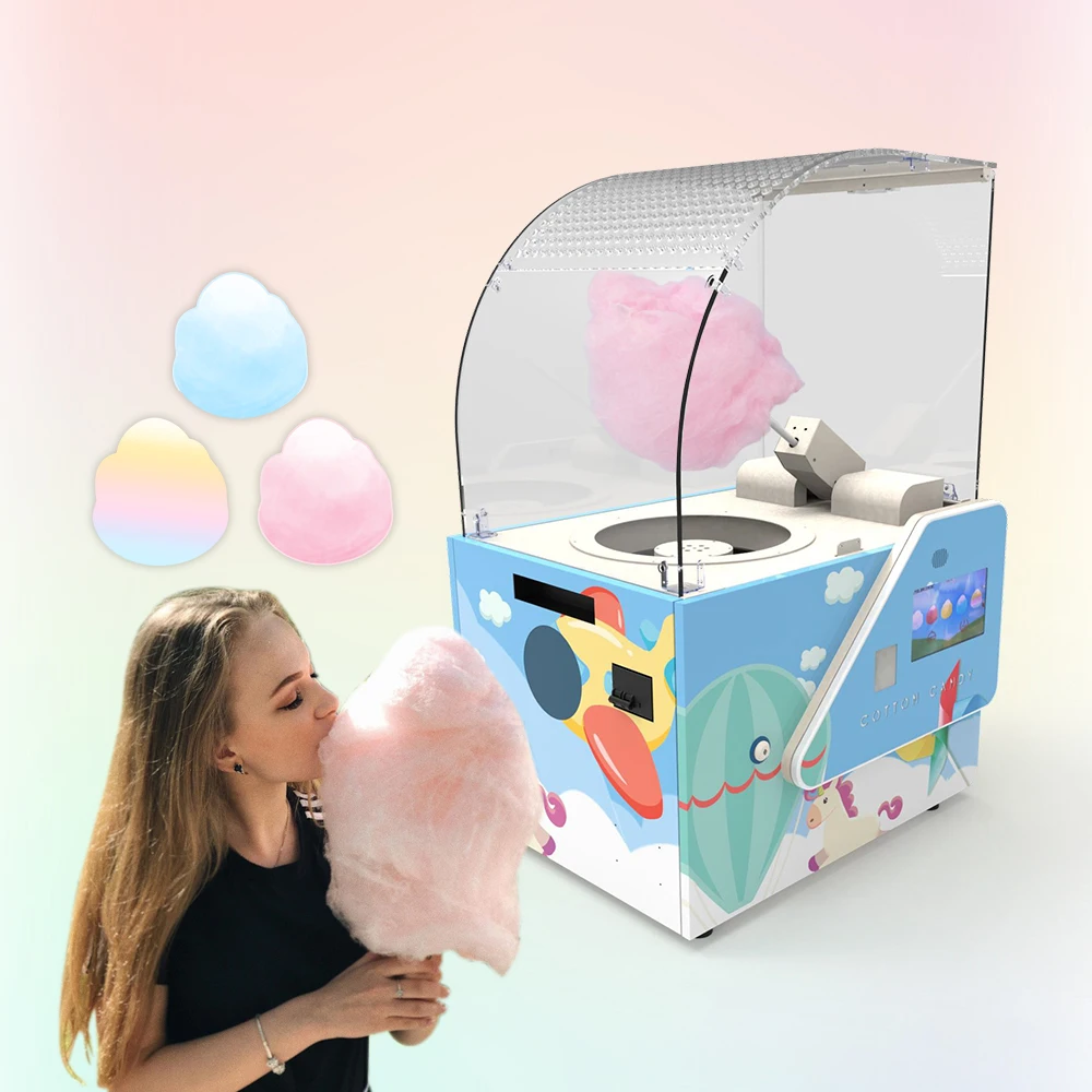 seven cloud electric table cotton candy machine cheap art semi-automatic candy cotton maker for dessert shop