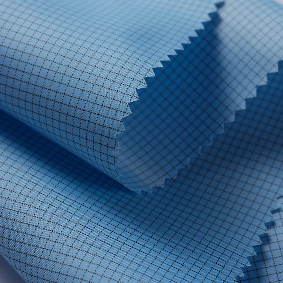 Belltron Antistatic Woven Polyester Anti-static ESD Fabric Cleanroom Cloth Fabric for Antistatic Clothing