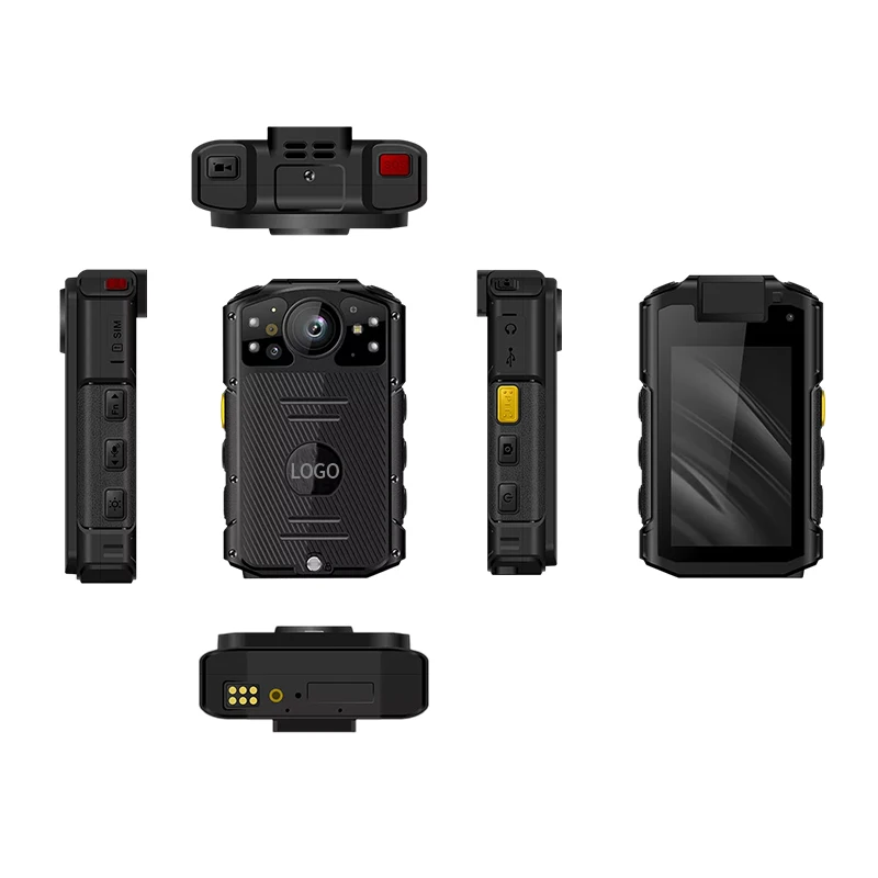 4G Body Camera Audio and Video Body Recorder 3500mAh 1080P IP68  Android 8.1 WIFI Body Camera