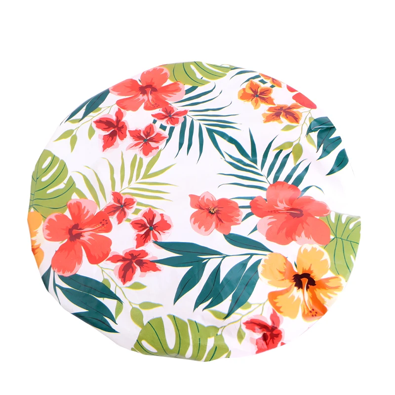 Custom Logo And Patterns Shower Caps Colorful Women Bonnets EVA Waterproof Daily Wear Bonnets