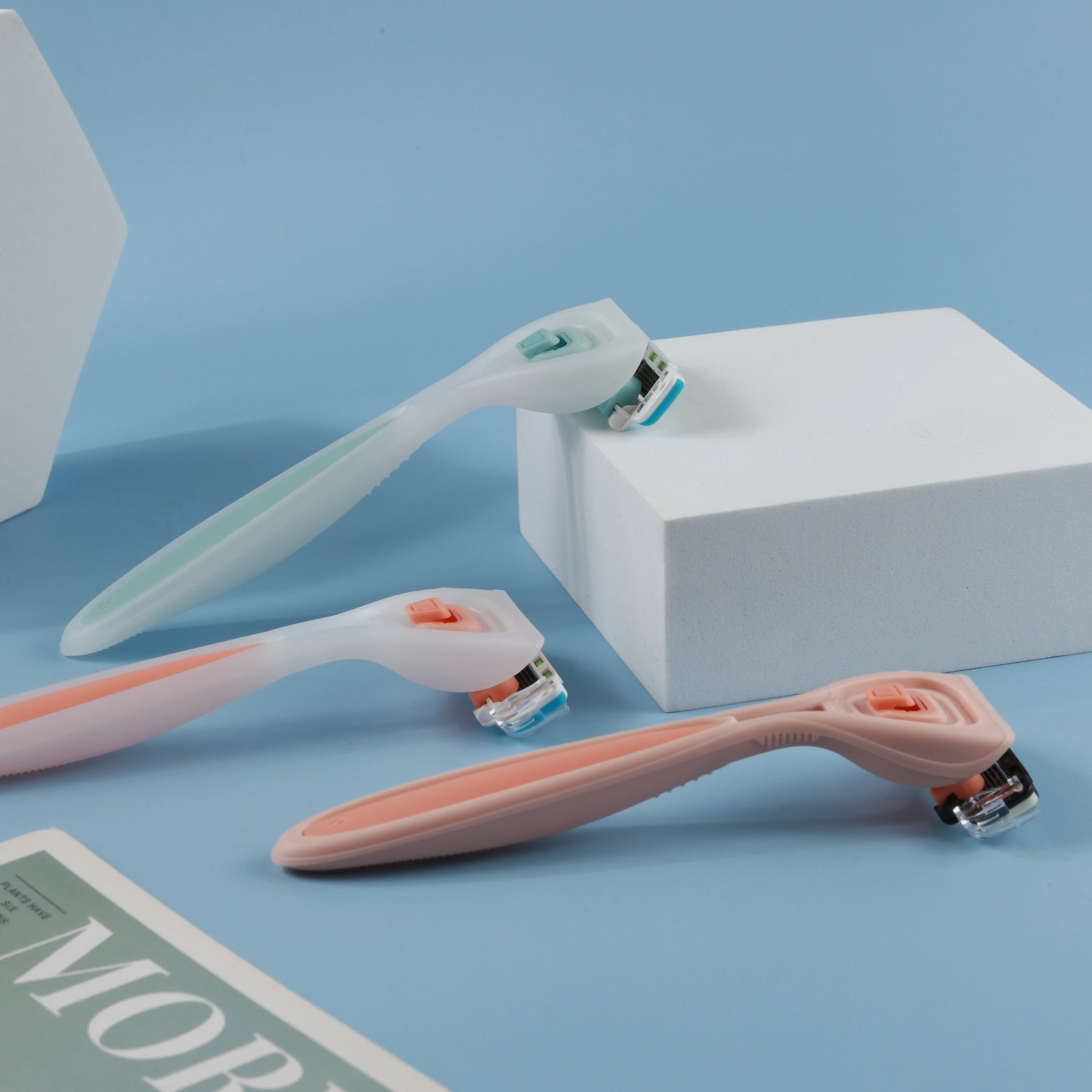 Women Shaving Razor Removing Shaving Knife New personal care  plastic safety manual shav 1 set