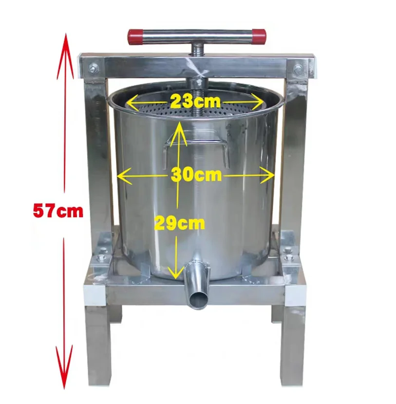 manual honey bee wax press machine use for beekeeper