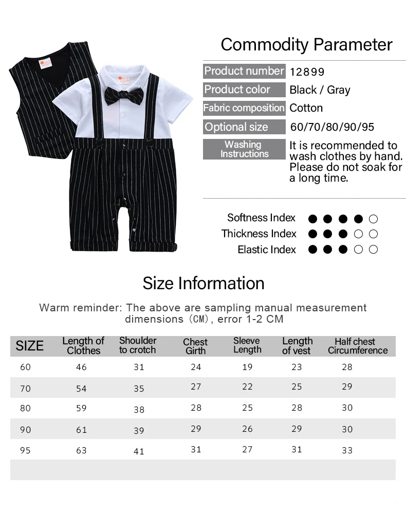 New Style Classic wedding Gentleman Clothing Striped short Sleeve kids boy formal suit for party