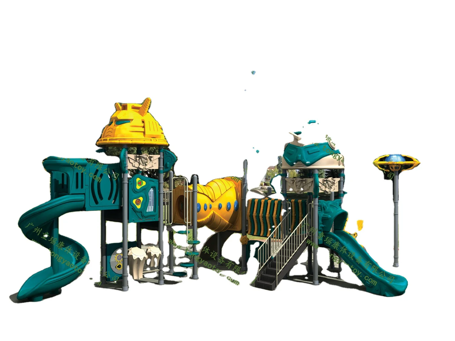 Custom Outdoor Children Playground Slides Amusement Park Plastic for Kids 1 Set Parque De Atraccion De Plastico Para Bb Tongyao