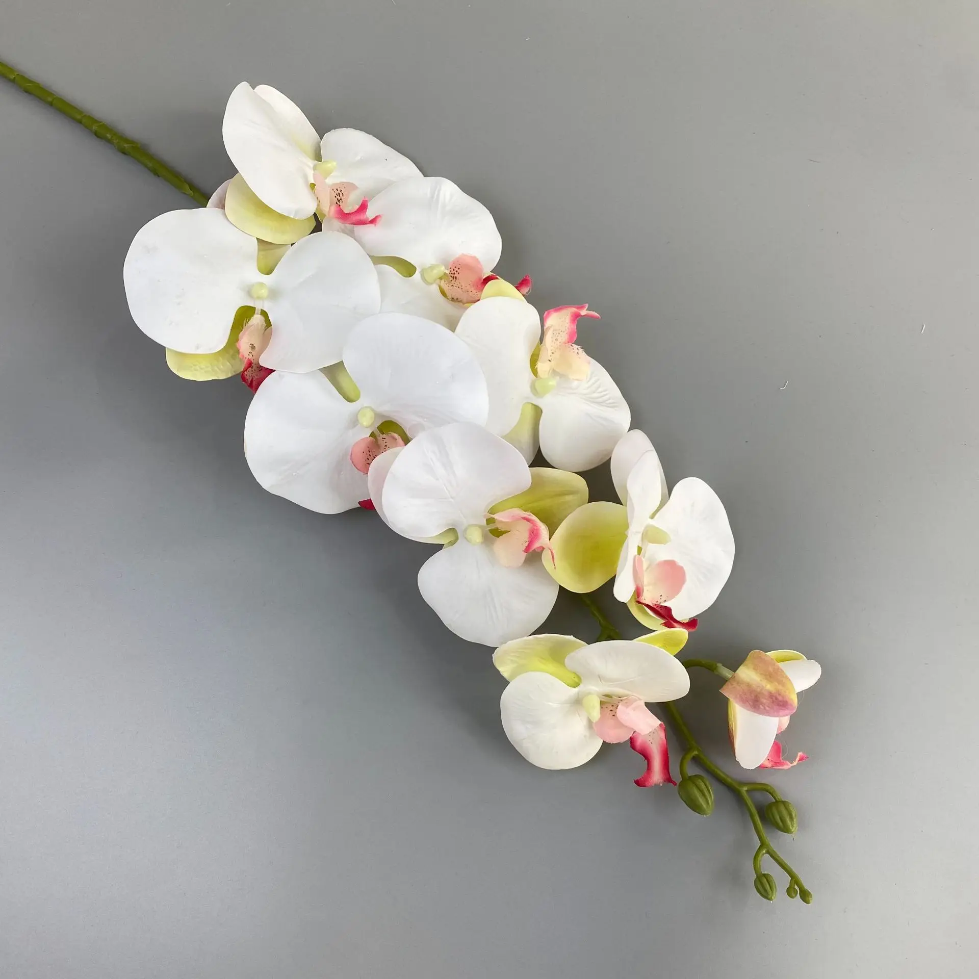 Wholesale Single Stem Real Touch White Orchid Flowers Artificial Phalaenopsis Blue Orchids Artificial Flower