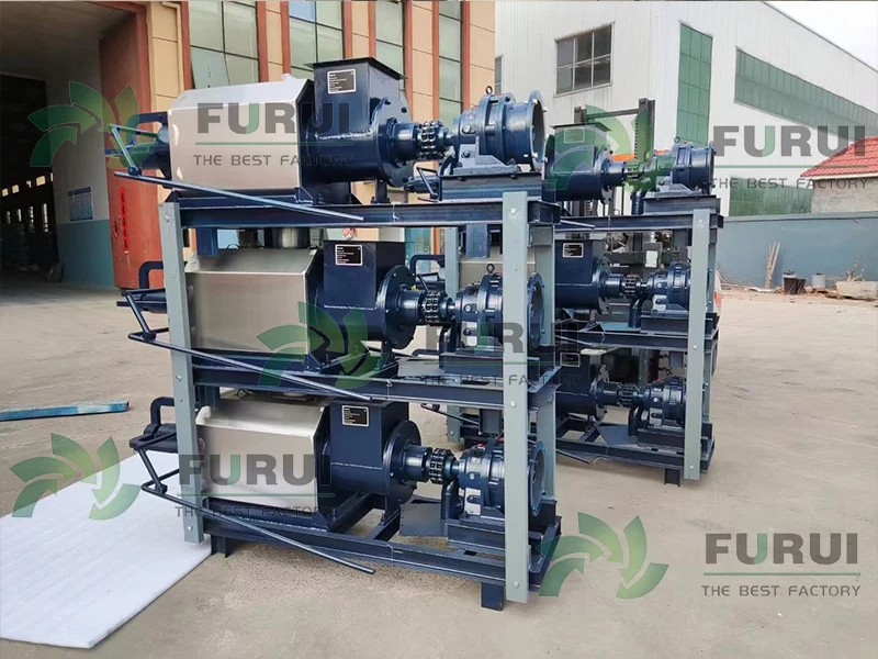 High effective cow manure separator/cow dung dewatering system/manure dewatering machine