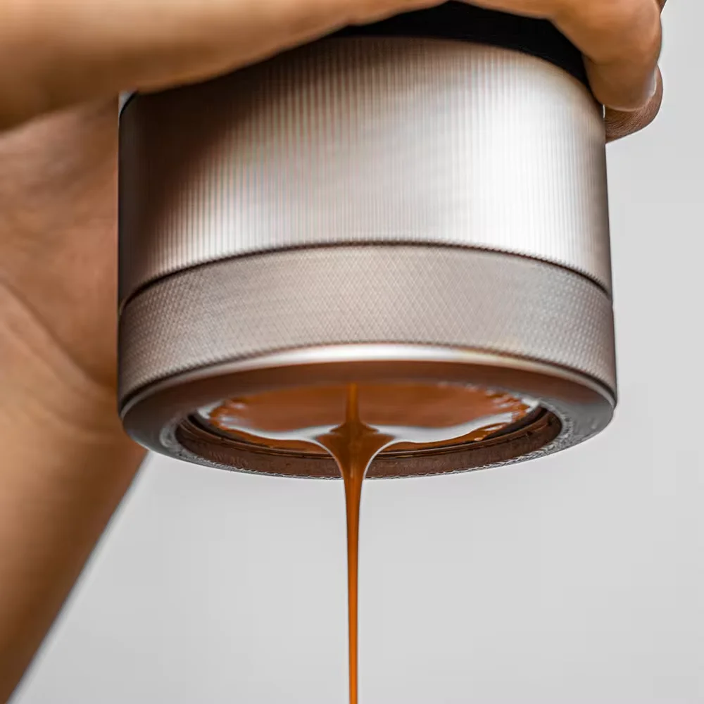 PCM04A Custom Logo Espresso Capsule New Upgrade Espresso Machine Portable Camping Coffee Maker Business Suitable Aluminum OEM 90