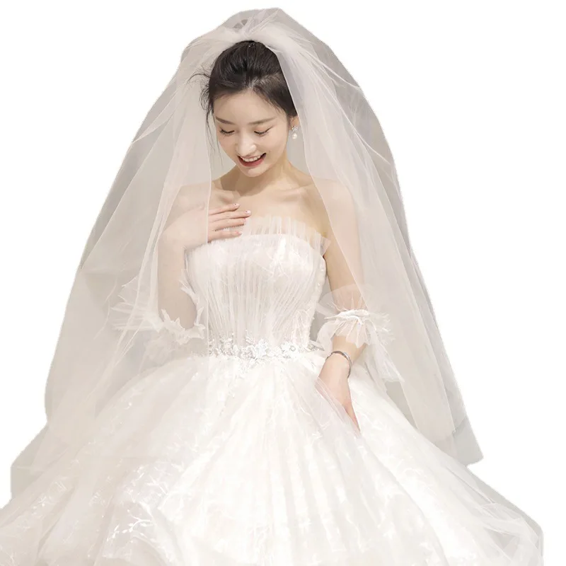 Newest wedding dress Manufacturer made simple bridal tube top classical style super fairy dreamy temperament wedding dress