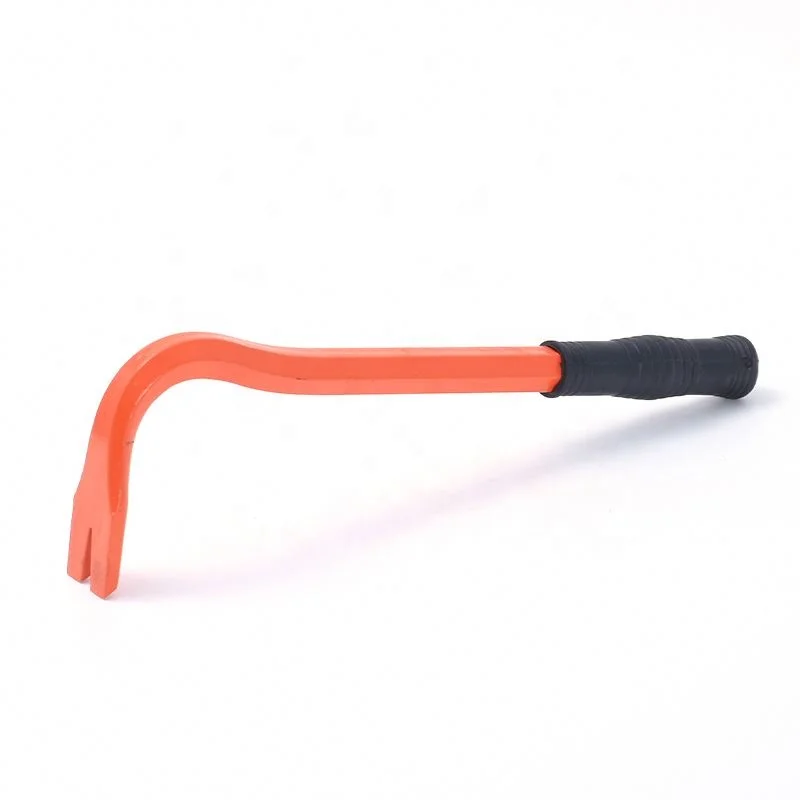 Heavy Duty Pry Bar With Flat Groove Body Nail Puller