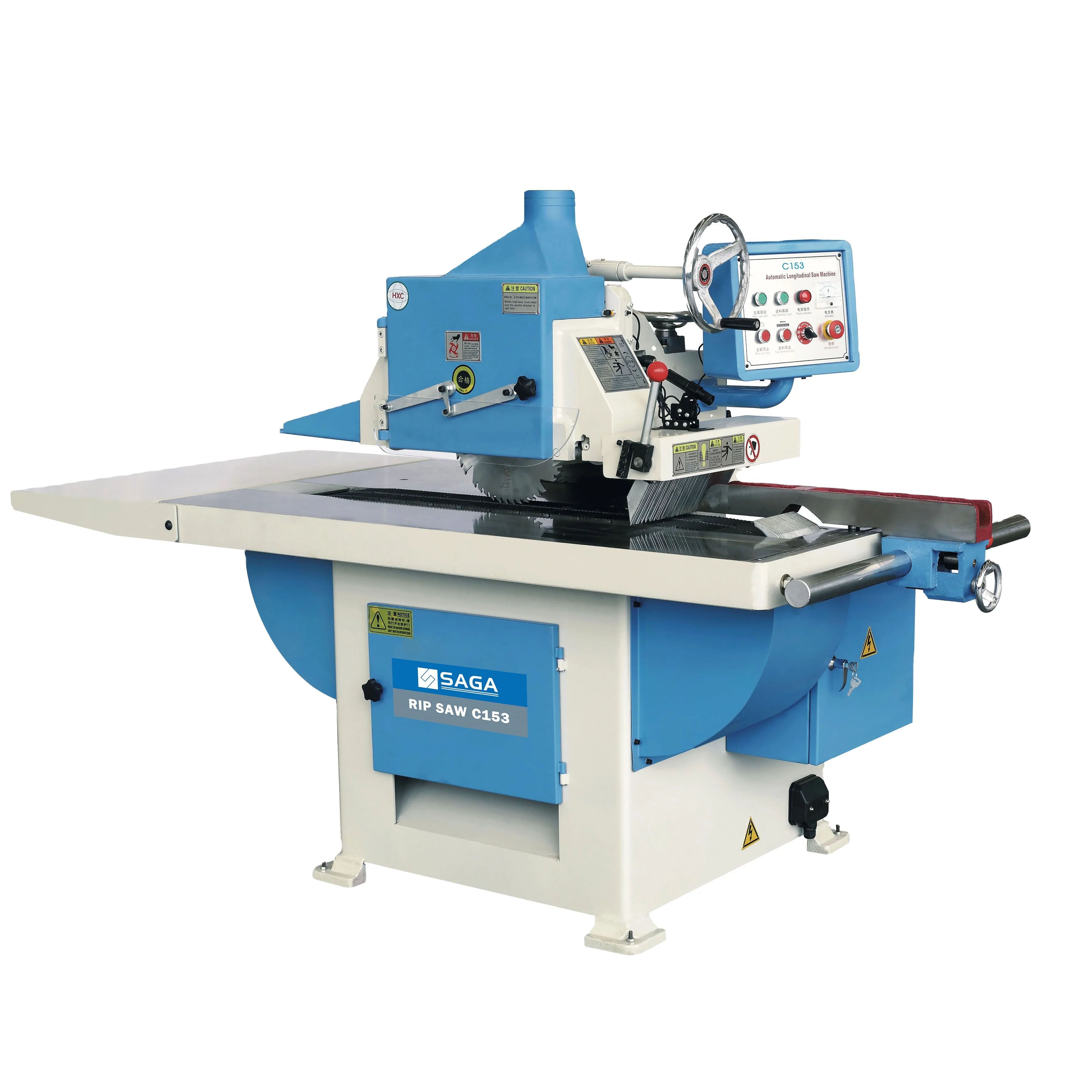 MJ153F European standard CE Automatic woodworking saw single straight line rip saw for woodworking saw