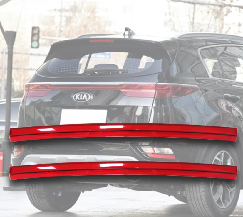 Задний фонарь бампера для Kia KX5 Sportage IV QL 2019 2020, Светодиодный отражатель, стоп-сигнал, противотуманная фара дальнего света, аксессуары, автозапчасти