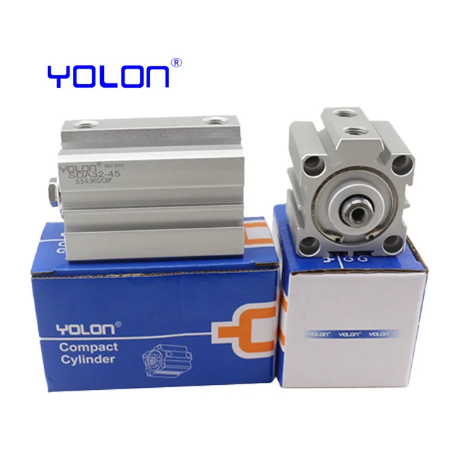 SDA Series Stainless Steel Body Material Standard Standard Nonstandard Pneumatic Air Cylinder