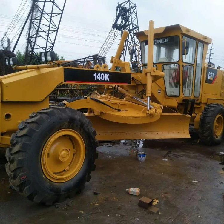 Original japan Low Hours and Cheap Price CAT 140K/Used CAT 14G Motor grader For sale
