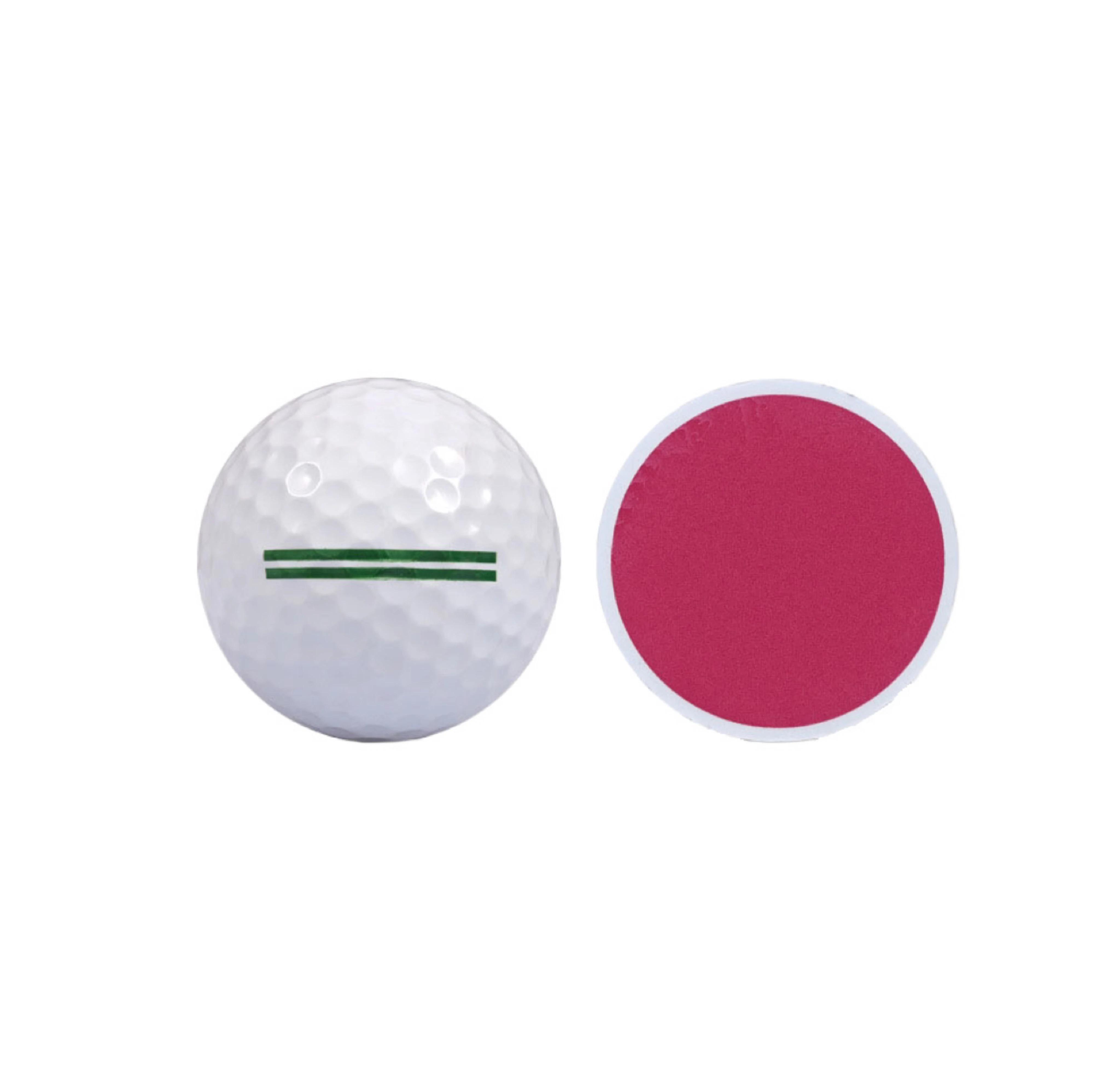 Wholesale Can Customize Logo High Quality Double Deck Blank Practice Golf Ball