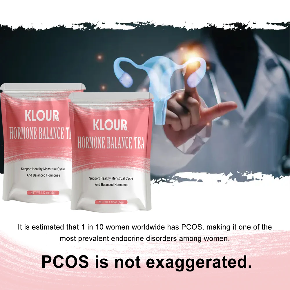 Organic PCOS hormone balancing tea tailored for women