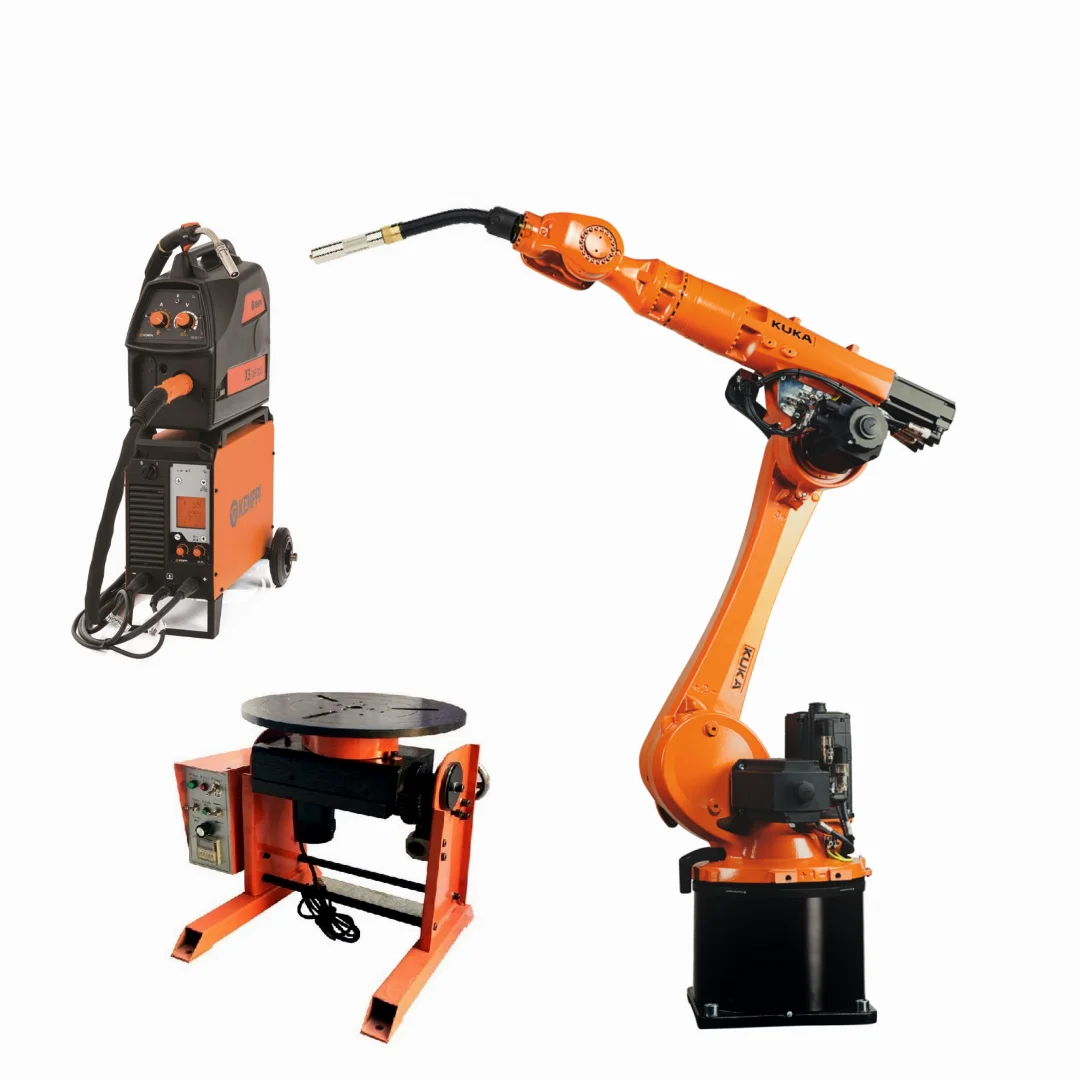 Industrial Automatic Welding Robot KUKA KR120 R2700-2 Robotic Arm 6 Axis With Welding machine