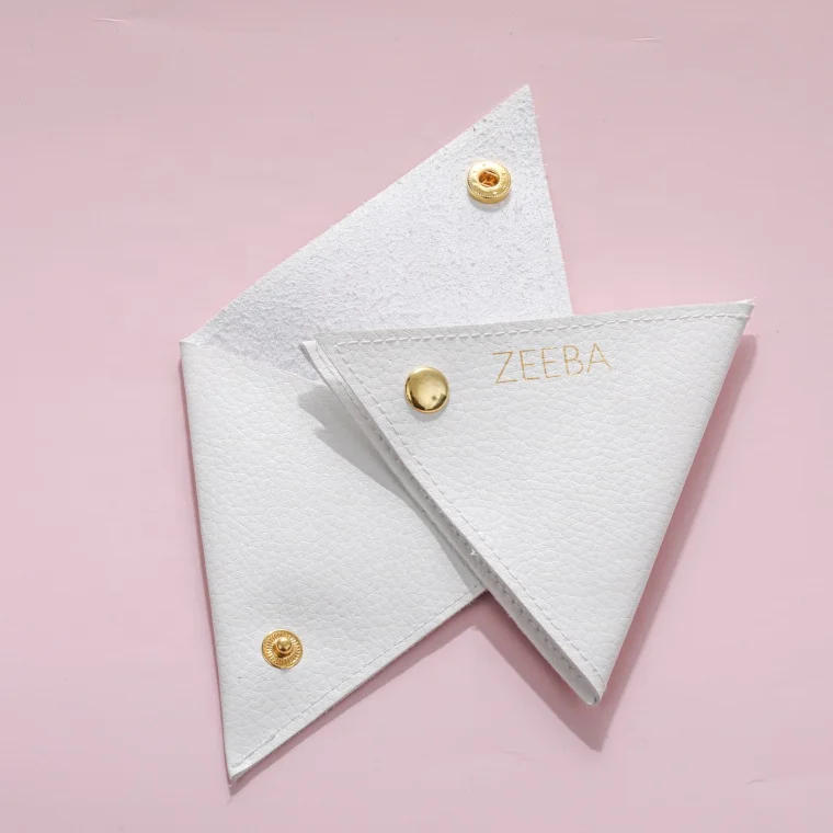 Special Triangle shape  suede pouch for jewelry packaging factory directly