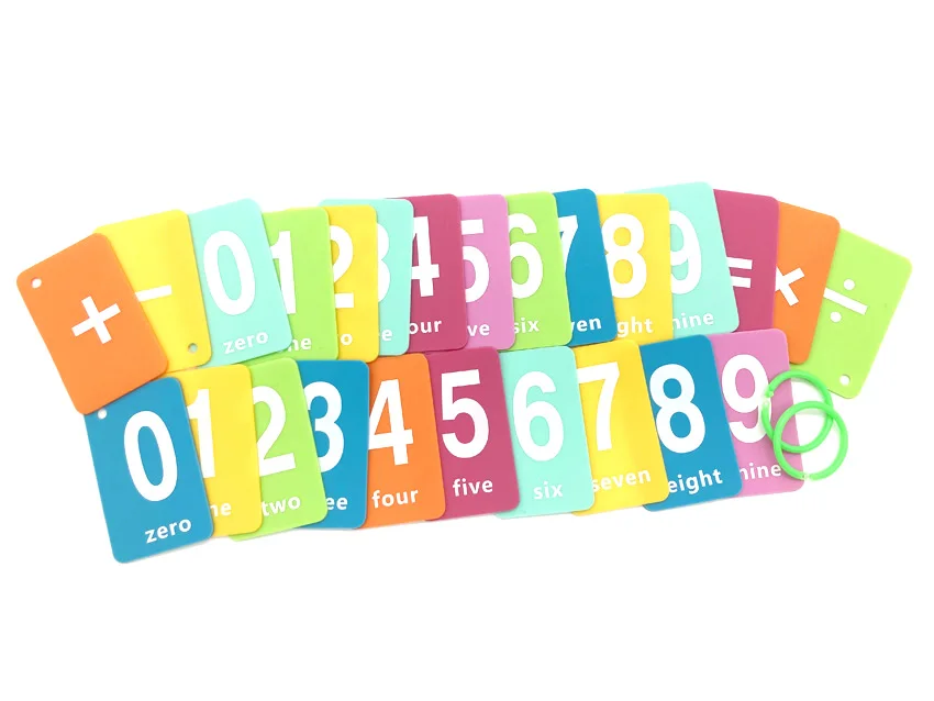 Небьющиеся силиконовые флеш-карты обучающая игрушка