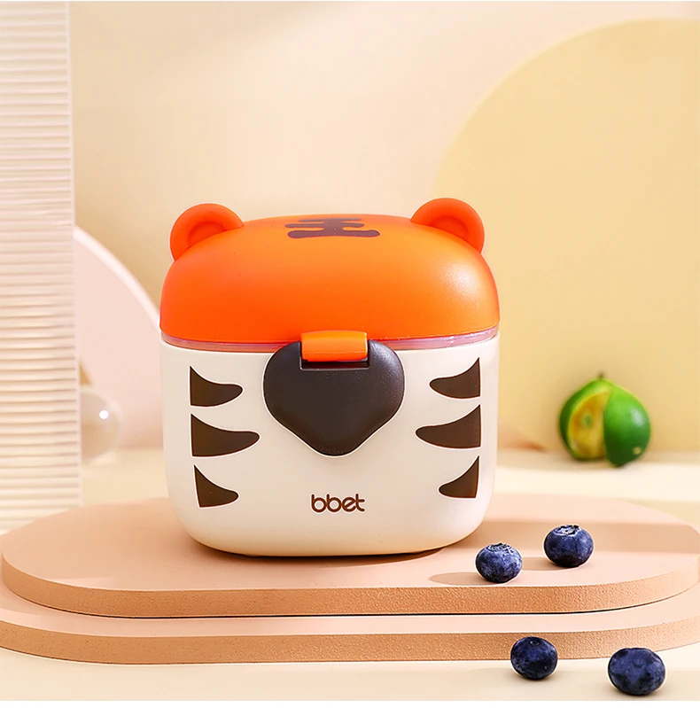 Food Grade baby milk powder/food/snack storage box Food container Reusable toddle kids snack container