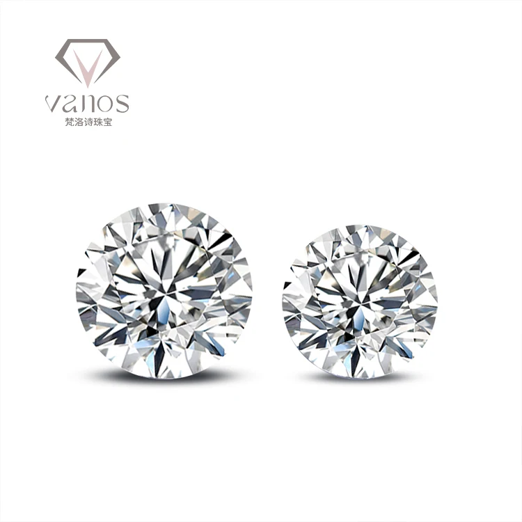 Оптовая цена, сертифицированный иджи 0,01-2 карата VVS белый цвет, настоящий HPHT лабораторный Выращенный алмаз, полированный большой CVD синтетический свободный алмаз