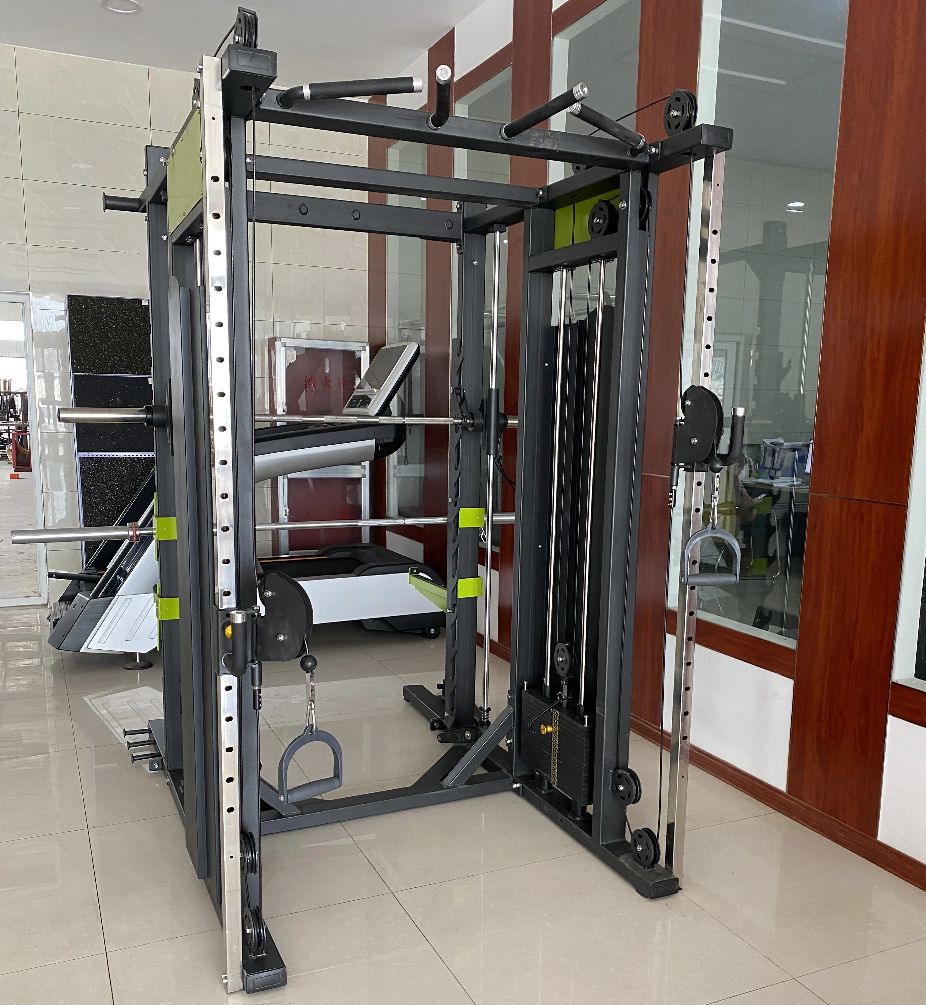 2021 New Type Multi-Functional Fitness Equipment Smith Machine Squat rack cable crossover