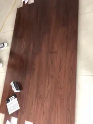 underground heating walnut color teak wood flooring