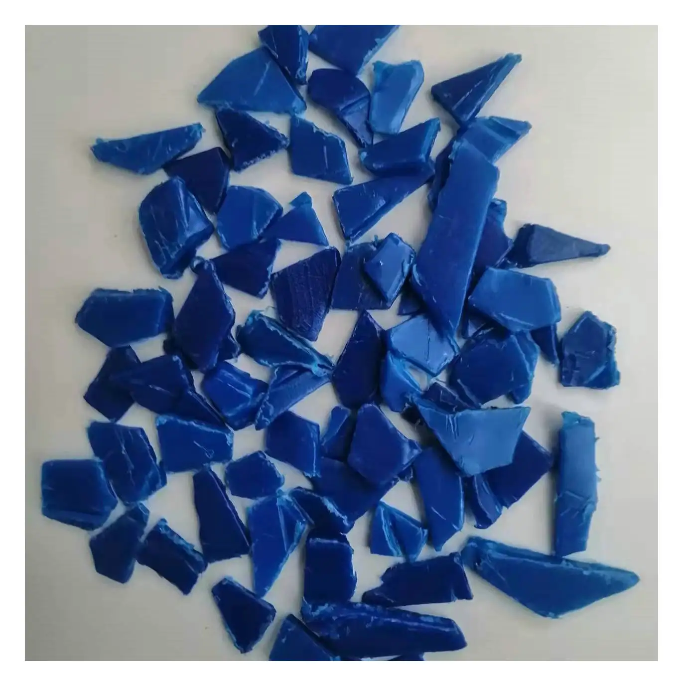 Бесплатный образец завод оптовая продажа перемолоть HDPE Синие барабанные обрезки