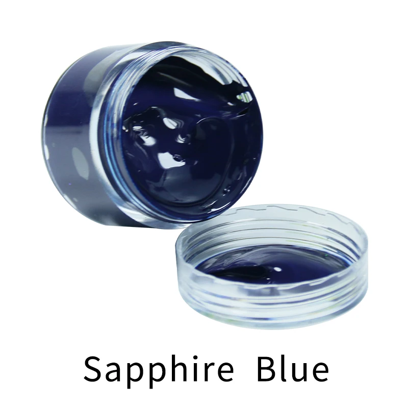 
Sapphire Blue 30ML Leather Coloring Paint Shoe Cream Paint By Number Paint Refills for Painting Sofa Bags 