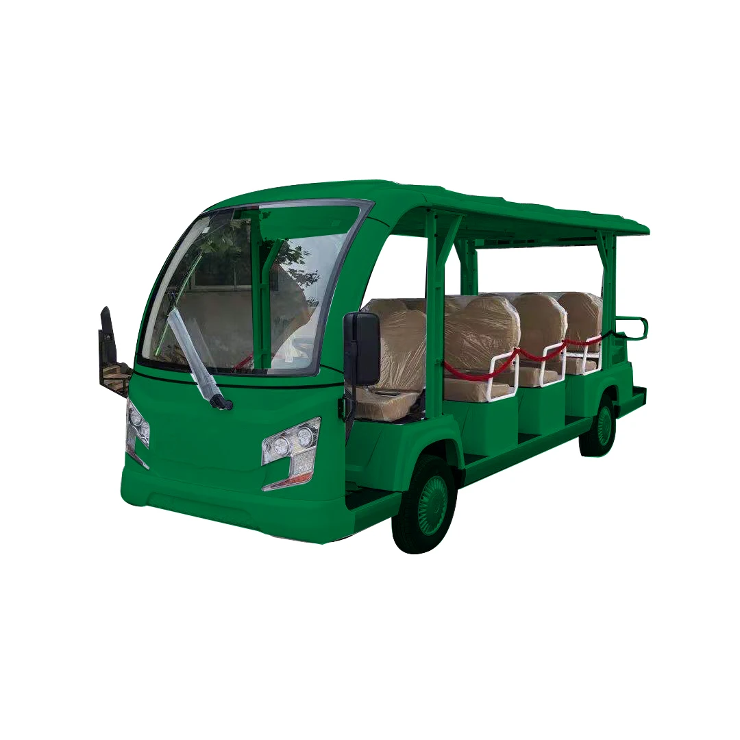 Sharefer  2021 High Quality 11 seaters passengers 72V 4 wheel Rain Covered AC/DC MOTOR  electric golf cart HOT SALE