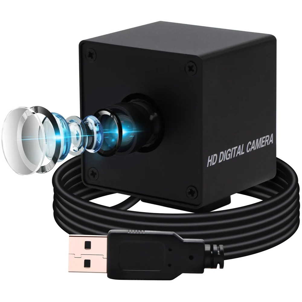 ELP Free Driver 3D Scanning Industrial Web Camera Mini Embedded 16MP Ultra HD Webcam USB With IMX298 High-Tech Sensor