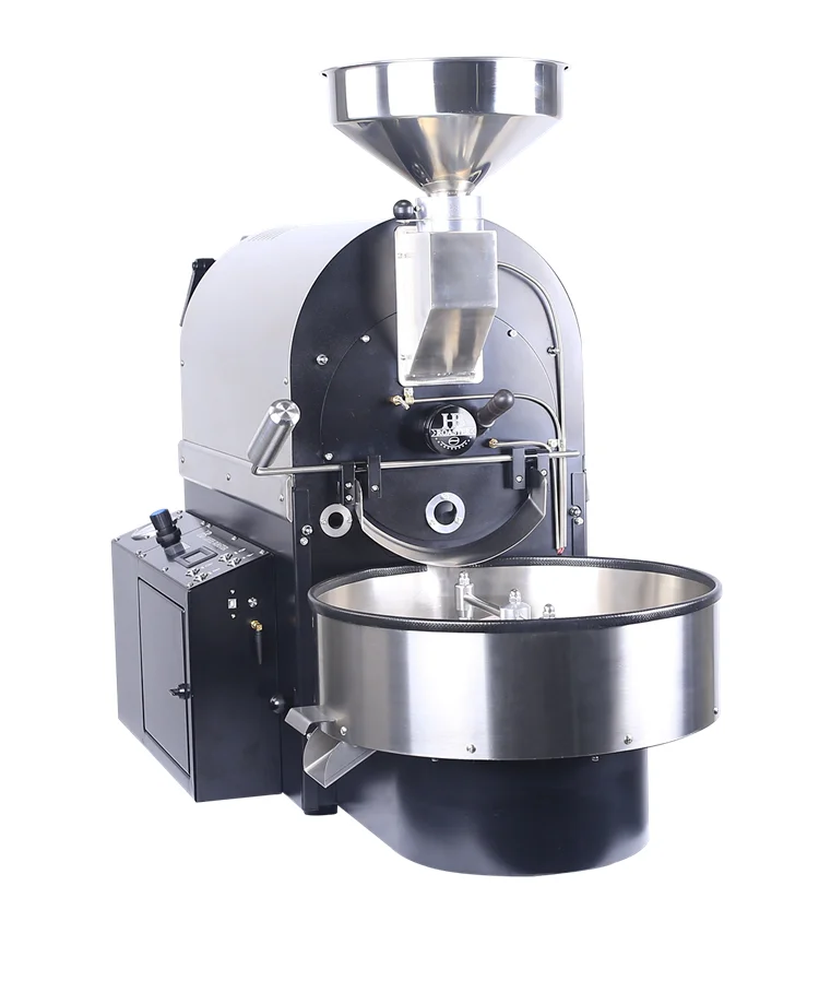 
Custom Hot Selling Good Quality Sample Hot Air Coffee Roaster 500g 1kg 2kg Raw Bean Roasting Machine Gas Drum Roller Baking Tool 