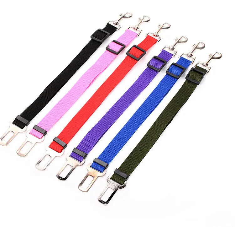 Adjustable Dog Nylon Car Seat Belt Cat Safety Leads Harness Vehicle Pet Dog Seat Car Seatbelt Harness Belt