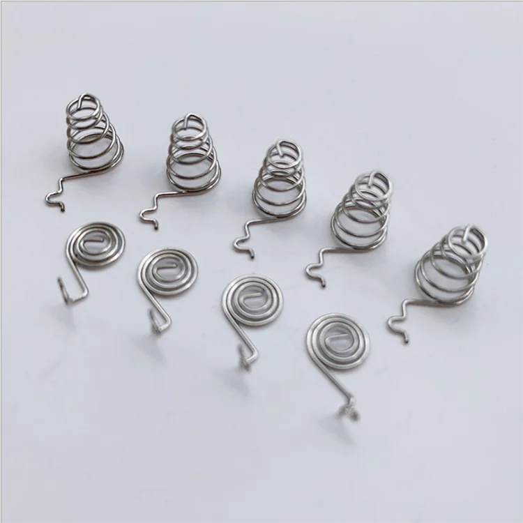 Battery coil springs for toy electrics, small coil compression spring for battery