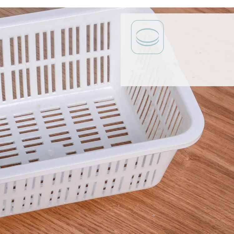 kitchen vegetable  fruit wash  plastic pp rectangular sieve square plastic sieve