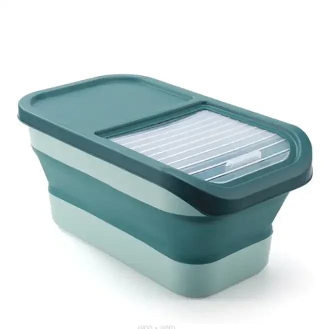 Hot Sale Dog Food Storage Container Folding Pet Food Container with Lids Airtight Cat Food Containers