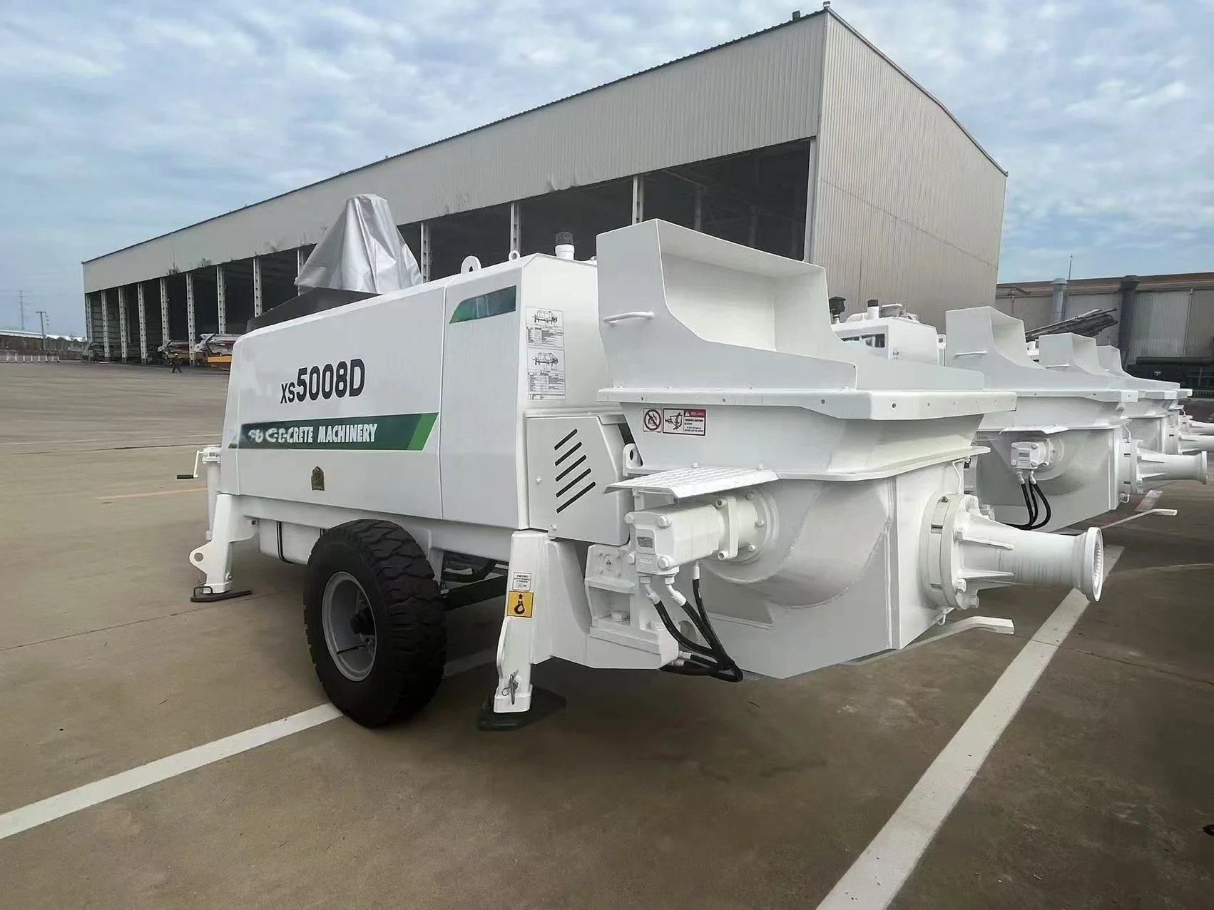 China Top Brand Hot Sale New 65 m3/h Stationary Concrete Pump XS6013D