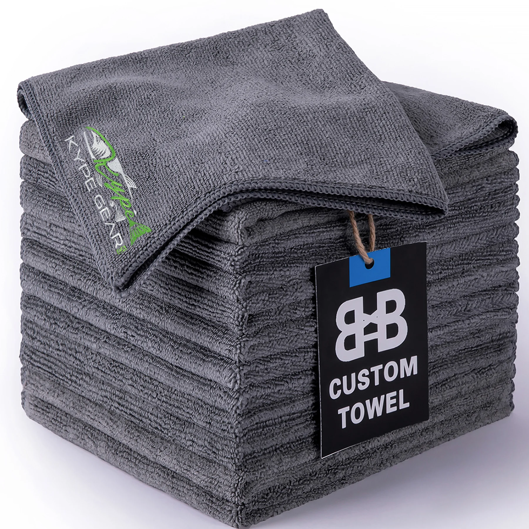 Ultra fine fiber car wash towel, car drying towel, customized logo, ultra-fine fiber bag, customized size, packaging