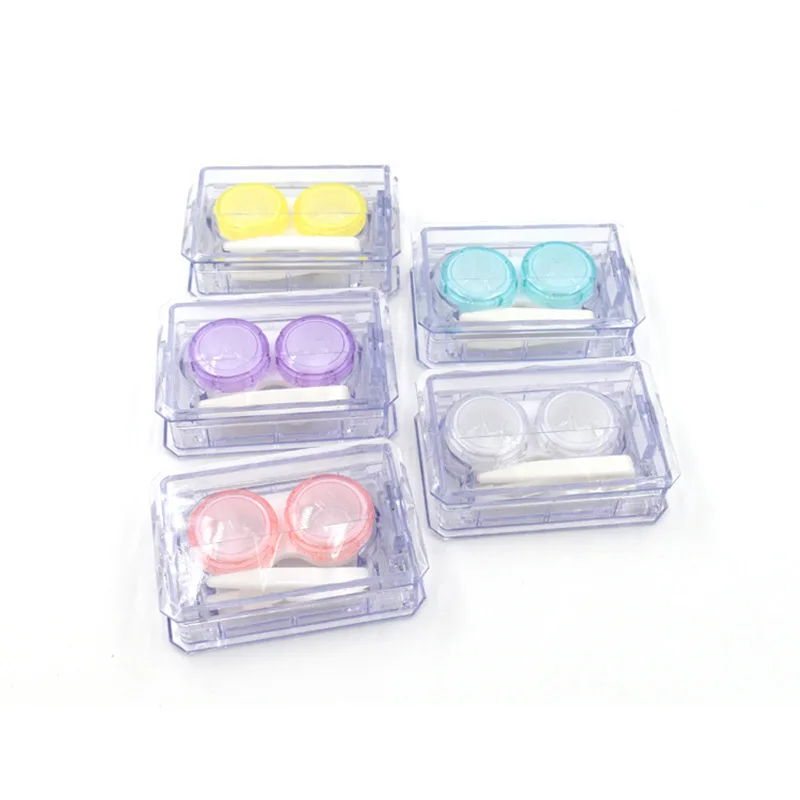 
Wholesale Colored Contact lenses plastic case/box/contact lens case  (60706162971)