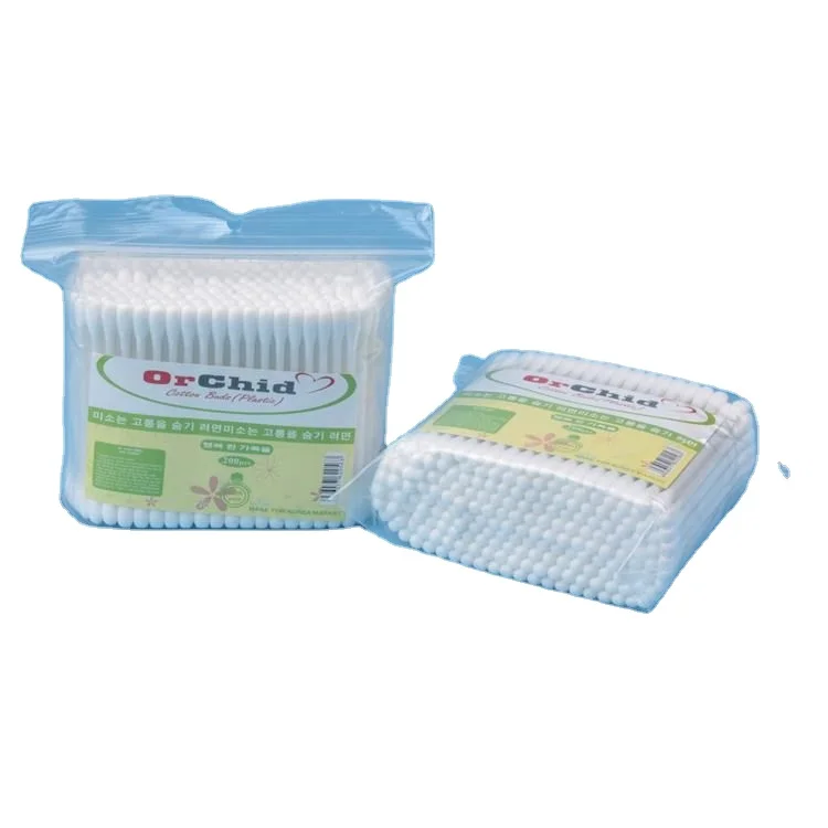 swab ear soft green paper 500 count cotton swabs