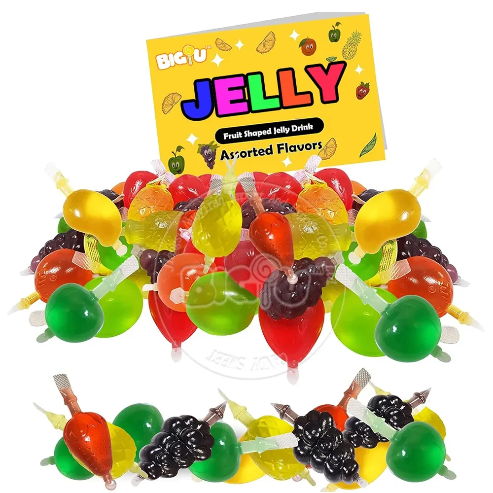 Заводская оптовая продажа на заказ этикетка банка халяльная Ассорти ароматы желе бесплатный образец