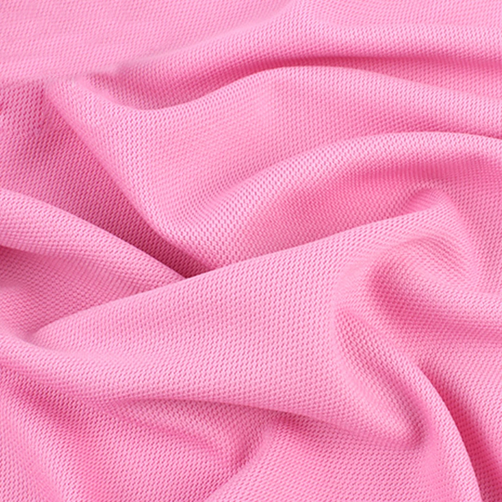 Wingtex Wrinkle Resistant Soft Pique Interlock Polo Shirt Fabric Custom